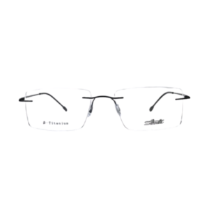 Black Rimless Glasses Titanium 1025