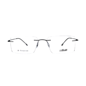 Black Rimless Glasses Titanium 1025