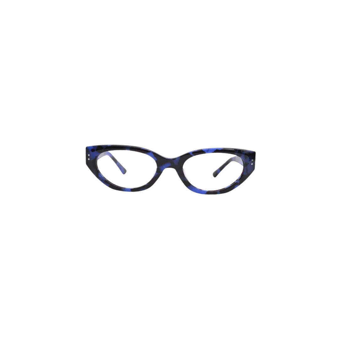Blue Tortoise Cat Eye Frame For Women