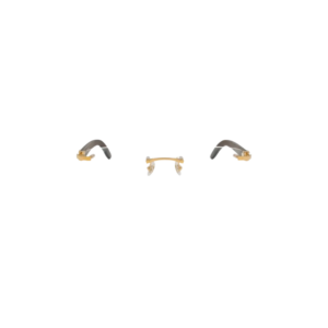 Cartier Panthere de Cartier CT0061O 002 Gold Rimless Eyeglasses