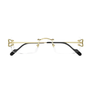 Cartier C Decor CT0344O 001 Gold Rimless Eyeglasses