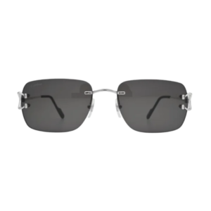 Cartier CT0330S001 Silver Rimless Men’s Sunglasses