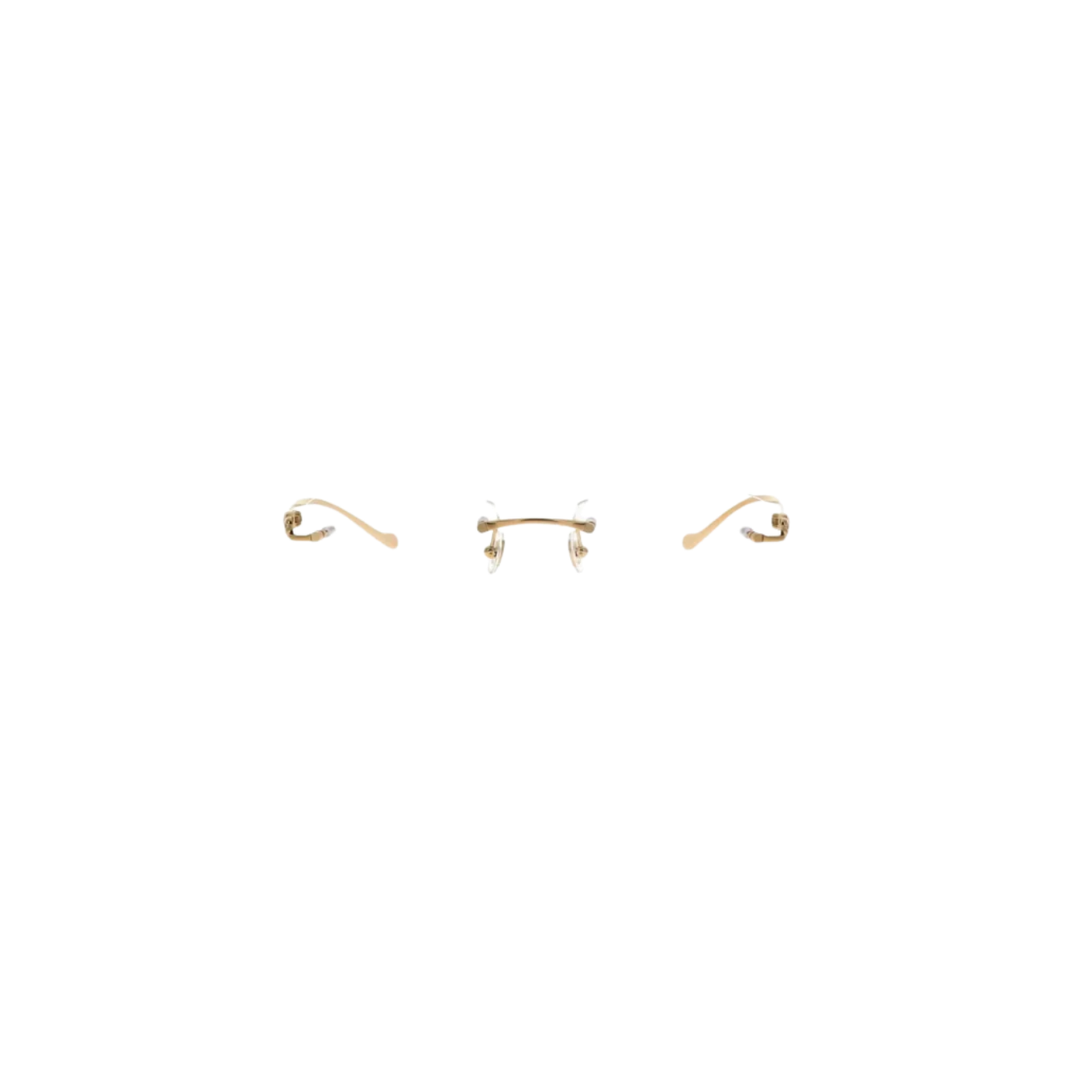 Cartier Panthere de Cartier CT0061O 002 Gold Rimless Eyeglasses