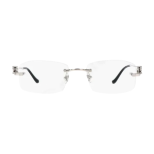 Cartier Panthere de Cartier CT0281O 002 Silver Rimless Eyeglasses