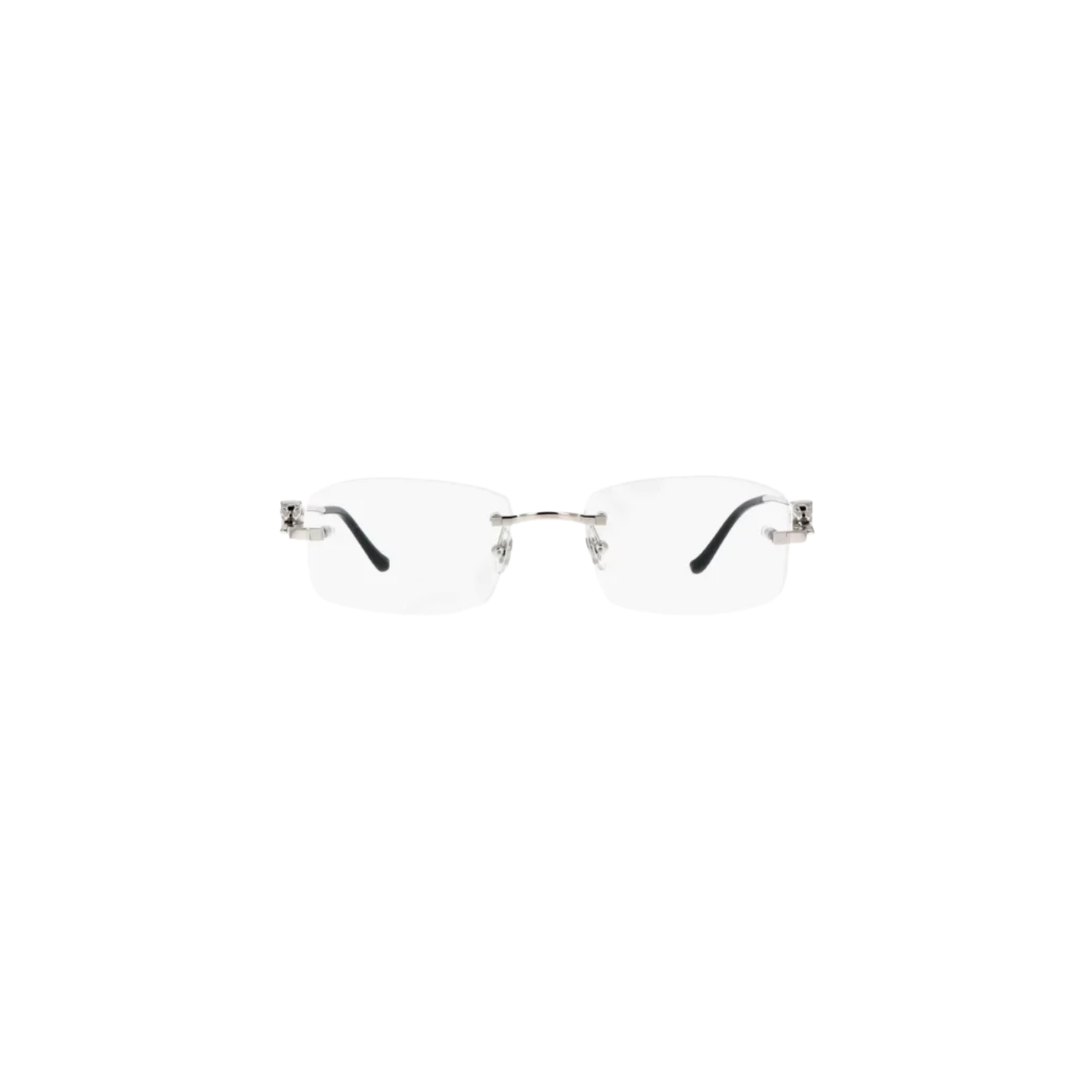 Cartier Panthere de Cartier CT0281O 002 Silver Rimless Eyeglasses