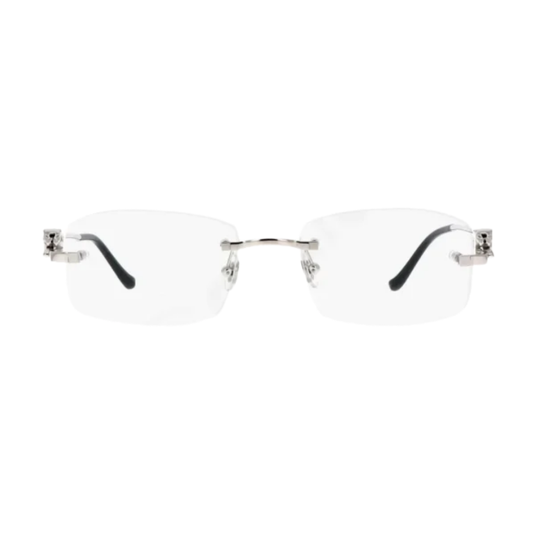 Cartier Panthere de Cartier CT0281O 002 Silver Rimless Eyeglasses