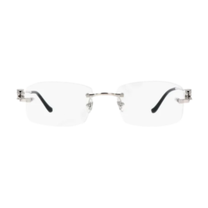 Cartier Panthere de Cartier CT0281O 002 Silver Rimless Eyeglasses