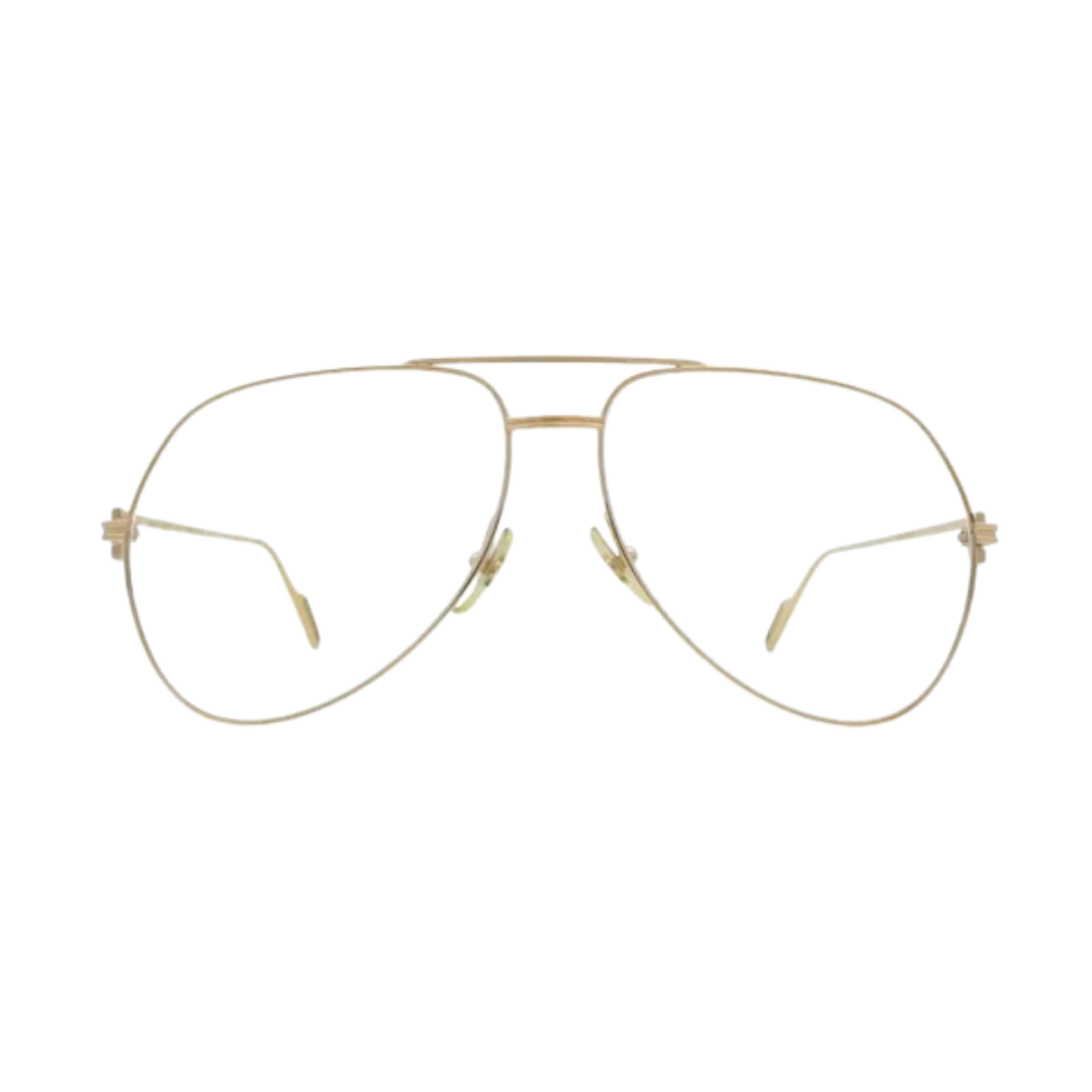 Cartier Premiere de Cartier CT0116O 001 Gold Aviator Eyeglasses