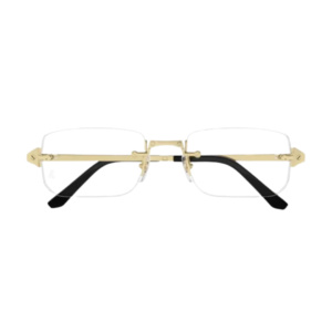 Cartier Santos de Cartier CT0479O 001 Gold Rimless Eyeglasses