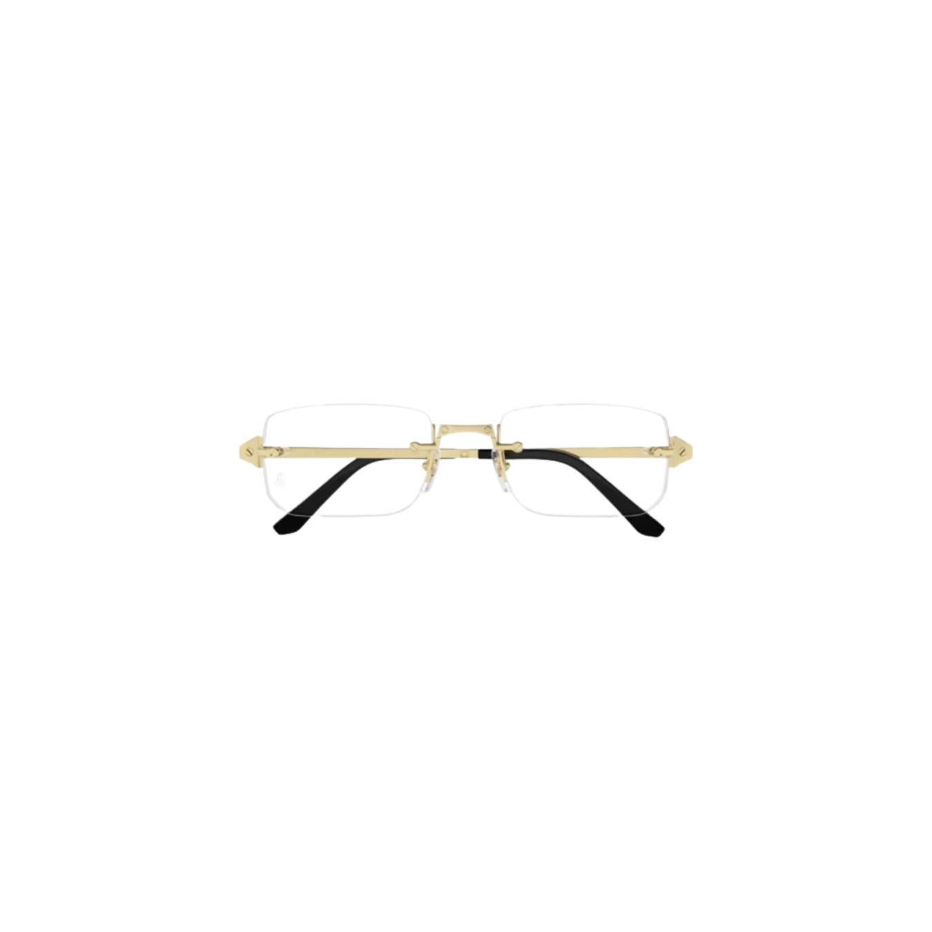 Cartier Santos de Cartier CT0479O 001 Gold Rimless Eyeglasses