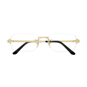 Cartier Santos de Cartier CT0479O 001 Gold Rimless Eyeglasses