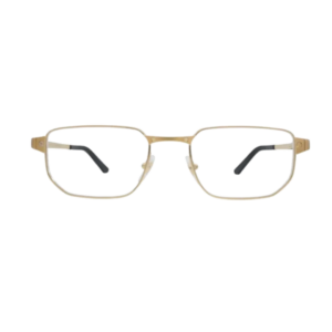 Cartier Santos de Cartier CT0481O 001 Gold Rectangular Eyeglasses