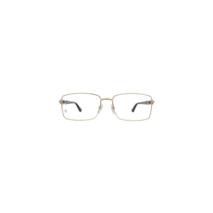 Cartier Signature C de Cartier CT0520O 001 Gold Rectangular Eyeglasses