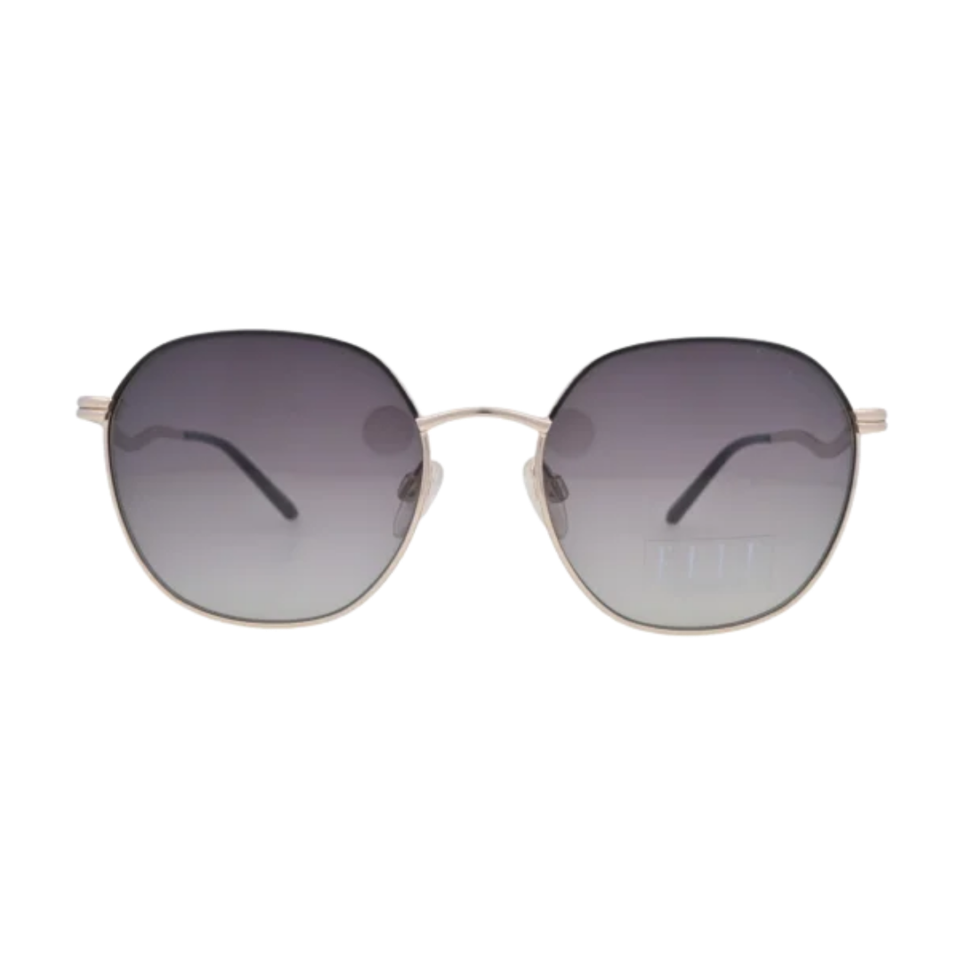 ELLE EL14941 Gold Round Sunglasses