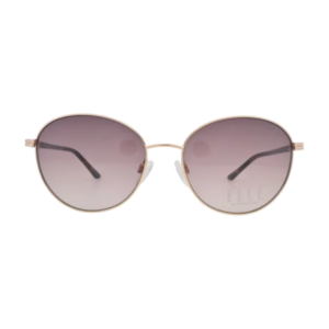 ELLE EL14943 Gold Round Sunglasses