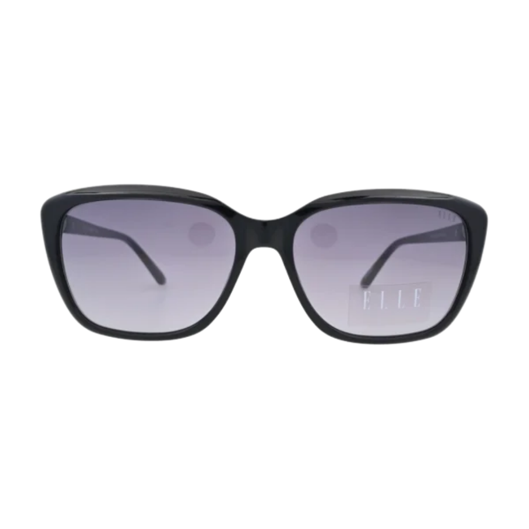 ELLE EL14945 Black Rectangular Sunglasses