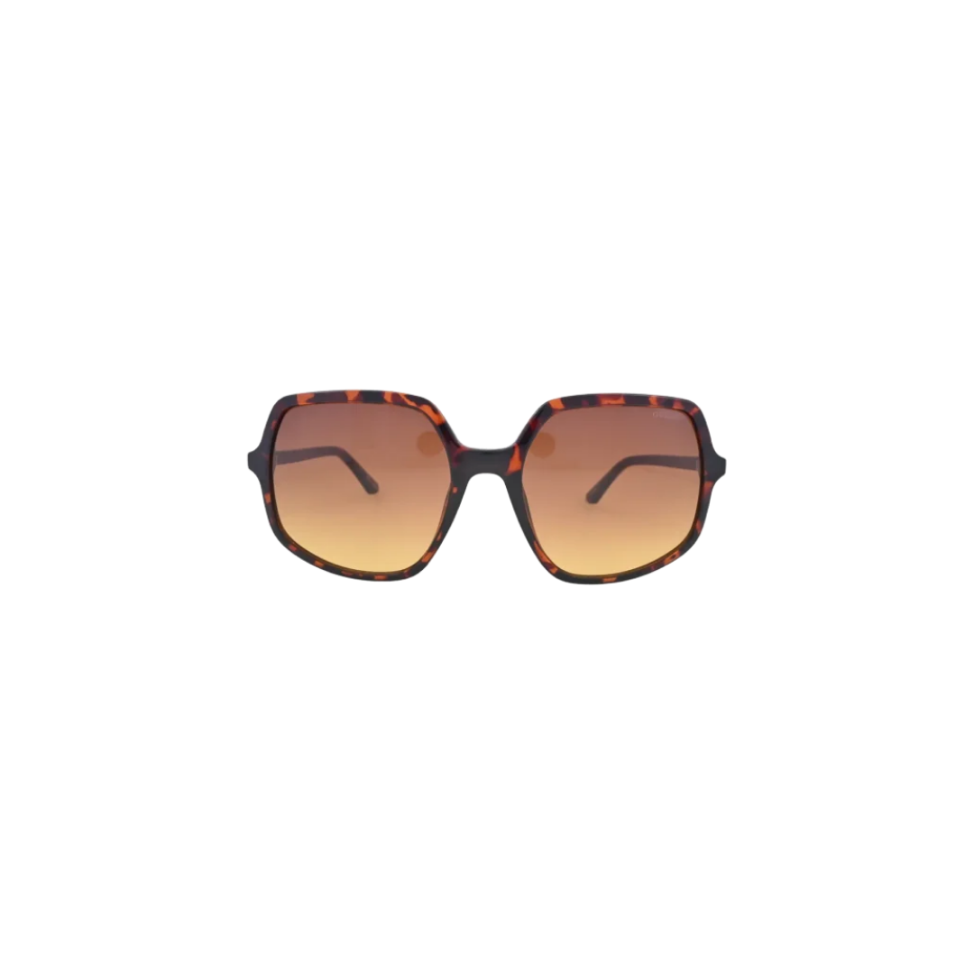 Guess GU00257 Havana Hexagon Sunglasses