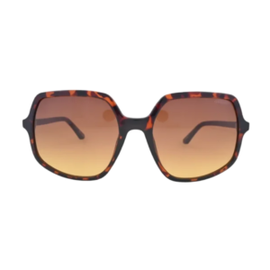 Guess GU00257 Havana Hexagon Sunglasses
