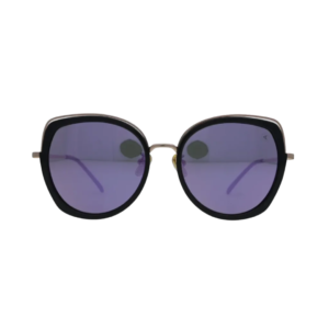 Kids Rimless Gold Rectangular Sunglasses with C-Decor Hardware