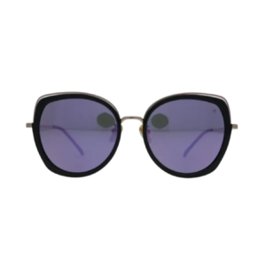 Kids Rimless Gold Rectangular Sunglasses with C-Decor Hardware