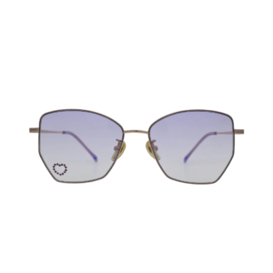 Kids Rimless Silver Rectangular Sunglasses for Children