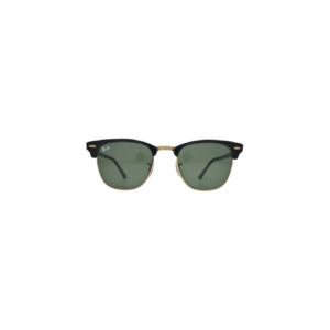 Ray-Ban RB3016 W0365 Black Gold Clubmaster Unisex Sunglasses