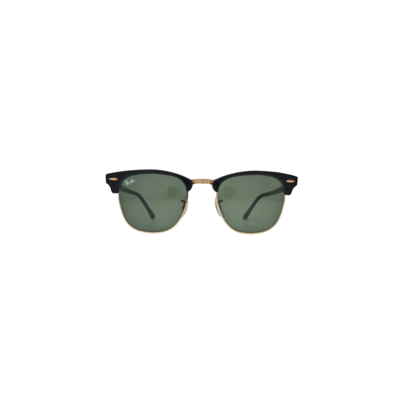 Ray-Ban RB3016 W0365 Black Gold Clubmaster Unisex Sunglasses