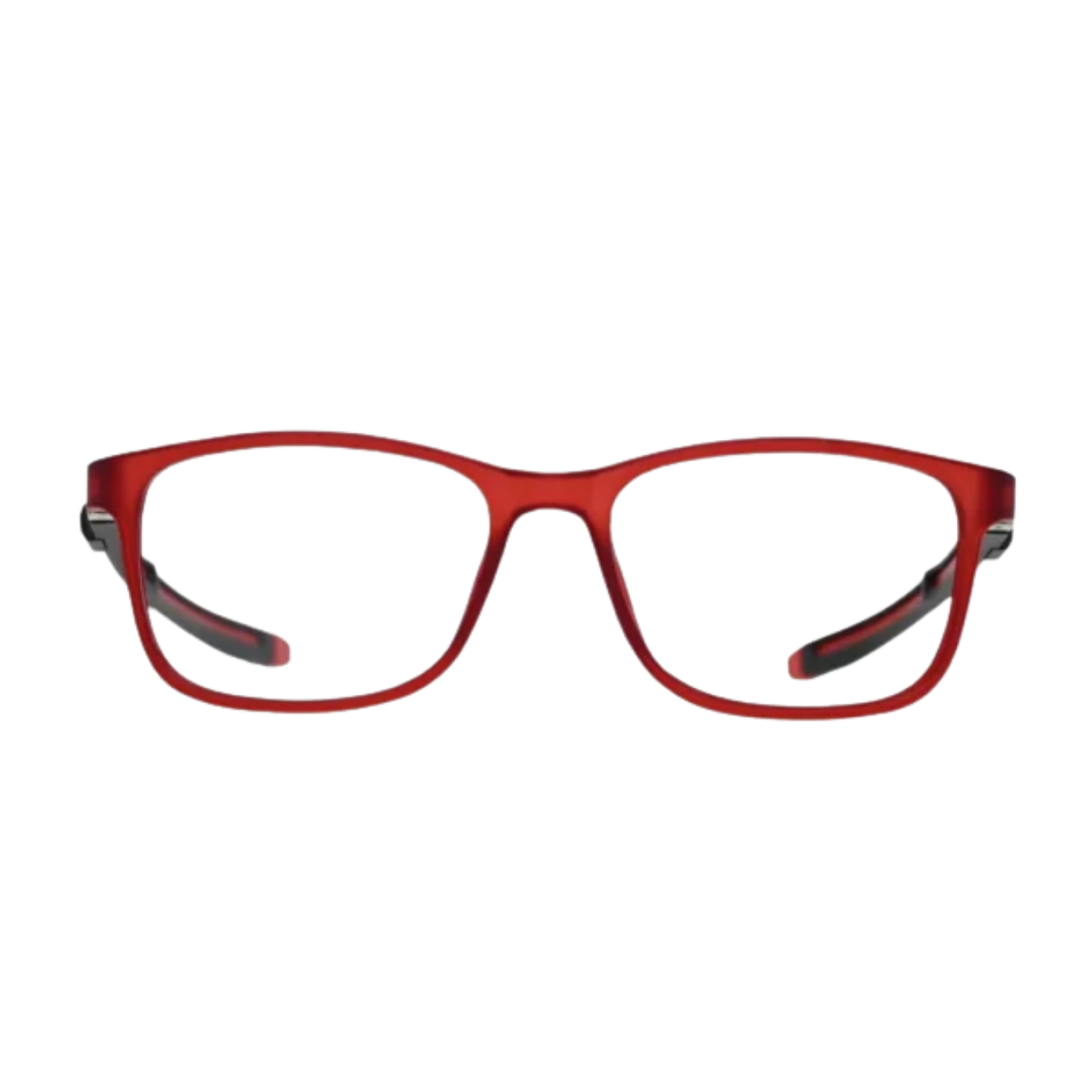 Red Black Kids Eyeglasses with Stabilizing Strap System