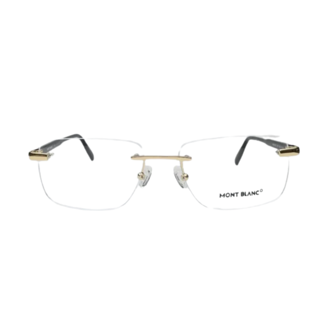 Rimless Eyeglasses for Men Gold MB-0088O
