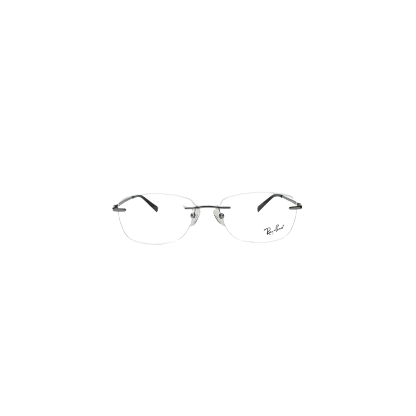 Rimless Metal Glasses Gunmetal 8842