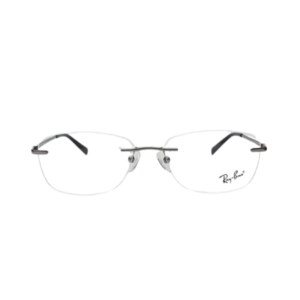 Rimless Metal Glasses Gunmetal 8842