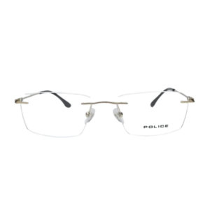 Three Piece Rimless Glasses Gold 20009J