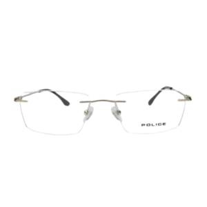 Three Piece Rimless Glasses Gold 20009J