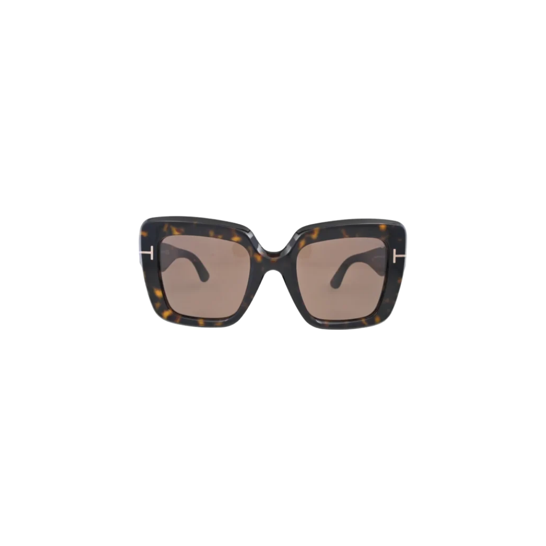Tom Ford Esme TF1157-F Havana Square Sunglasses