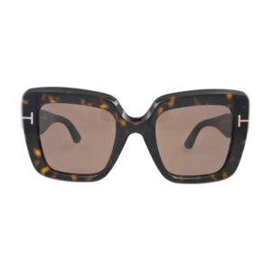 Tom Ford Esme TF1157-F Havana Square Sunglasses