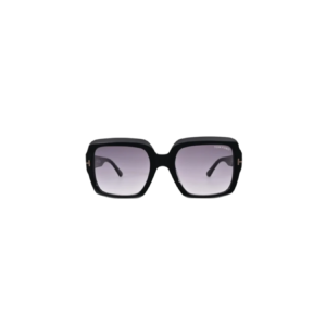 Tom Ford Kaya TF1082 01B Shiny Black Square Sunglasses