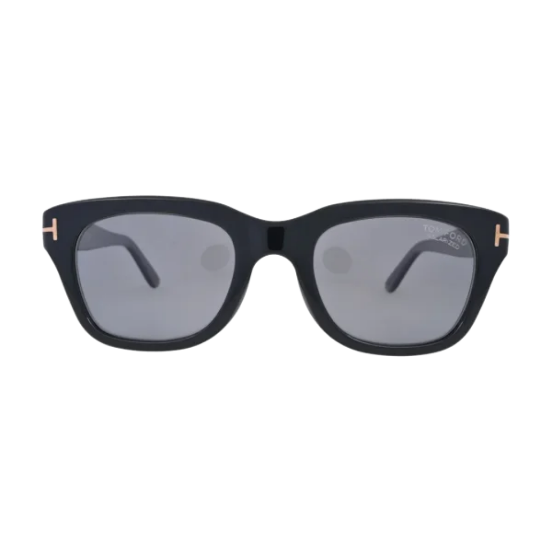 Tom Ford Snowdon TF237 Black Rectangular Sunglasses