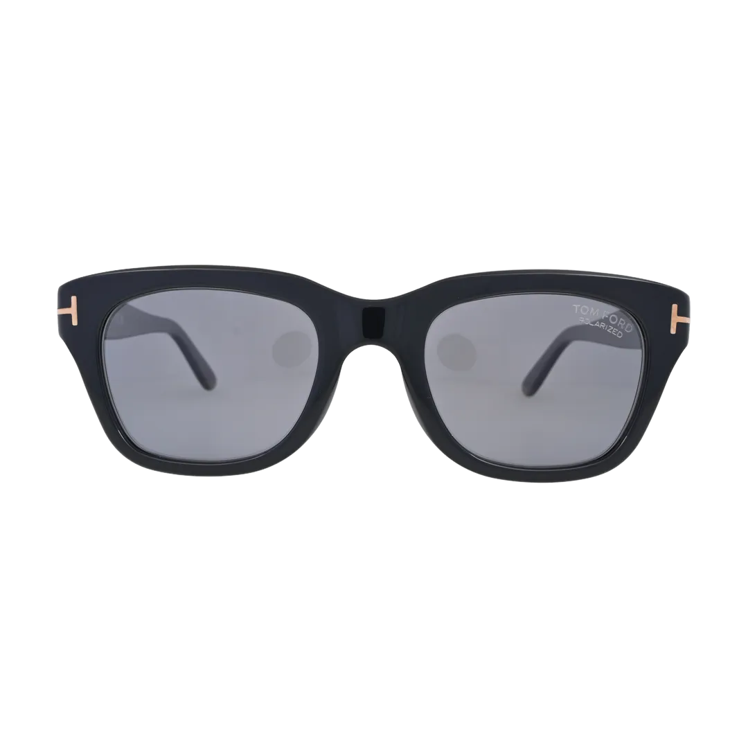 Tom Ford Snowdon TF237 Black Rectangular Sunglasses