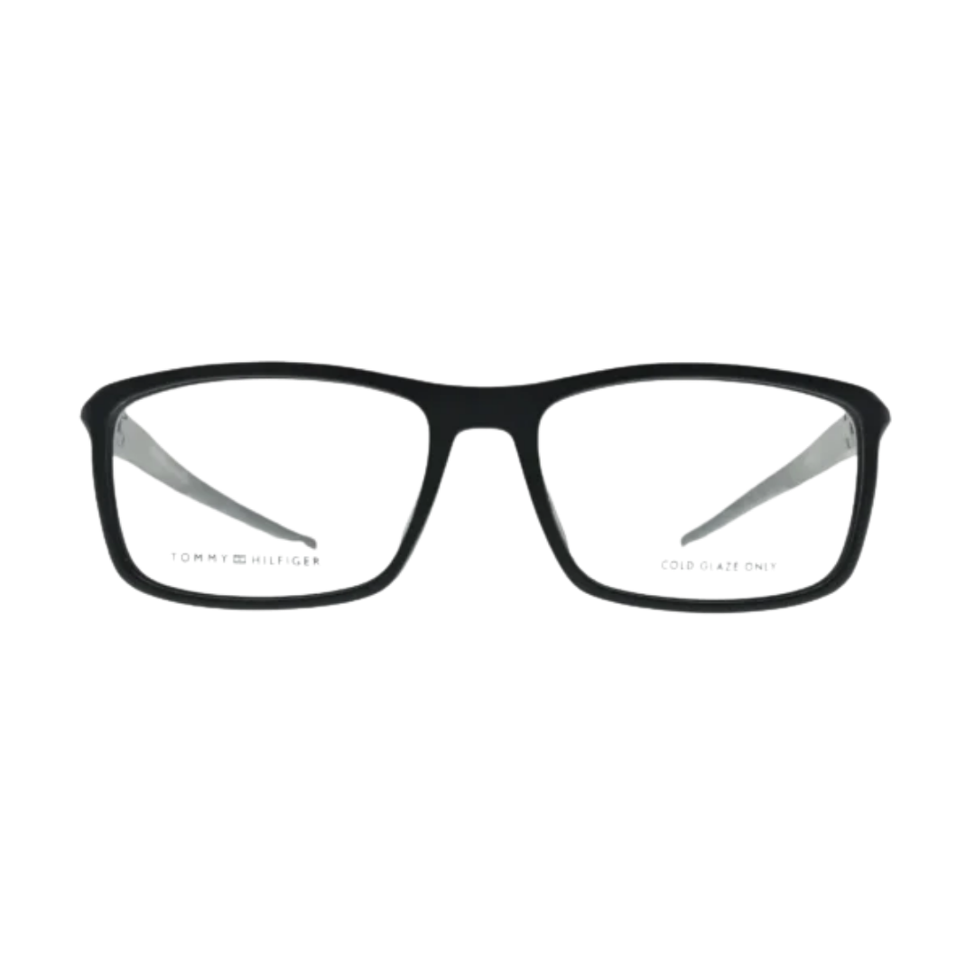 Tommy Hilfiger TH1965 Black Rectangular Eyeglasses