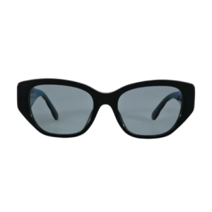 Tory Burch Kira TY7196U Black Rectangular Polarized Sunglasses