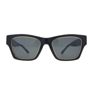Tory Burch Trace TY1786U Black Rectangular Sunglasses
