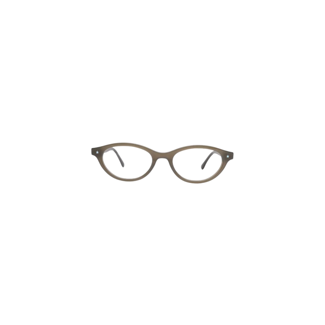 Translucent Khaki Oval Frame For Women