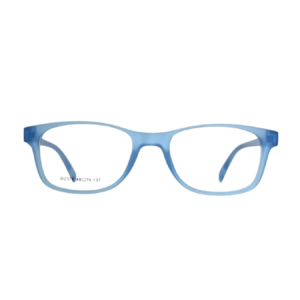 Transparent Blue Rectangular Eyeglasses Frame – Lightweight Modern Glasses